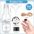 Funnymoom 50 Sets 1.7oz/50ml Cowboy Baby Shower Favors for Guests Mini Liquor Bottles and Thank You Cards Funnels Empty