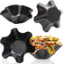 EKDJKK Taco Salad Bowl Maker Molds, 4 Packs Non Stick Carbon Steel Baking Bowls for Taco Shells