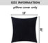 Home Brilliant Striped Corduroy Pillow Covers, Set of 2 Supersoft Velvet Square Decorative Pillow Cases 18 x 18 inch,
