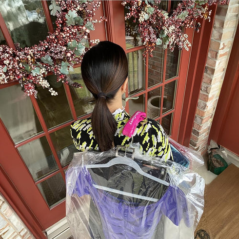 Click & Carry Grocery Bag Holder - Hands-Free Plastic Bag Carrier with Gel Padded Handle, 100lb Capacity
