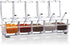 V·RESOURCING Clear Seasoning Box, 5 Pieces Clear Storage Container for Spice, Salt, Sugar, Condiment Jars with Spoons