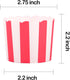 Webake 50pcs 6oz Paper Baking Cups, Red Cupcake Liners for Popcorn, Muffin Case, Movie Party Decorations