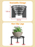NQW 5 Pack Metal Plant Stand Indoor Outdoor,Indoor Plant Stands for Patio Rustproof,Heavy Duty Flower Pot Stands