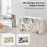 Novacrylion -4mm Acrylic Napkin Holder Clear Thick Waterproof Bathroom Napkin Holder for Paper Towels, Guest Towel