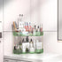 2 Countertop, Tier Corner Bathroom Organizer Vanity Makeup Organizer with Brush Holder, Space-Saving Skincare Storage