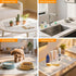 2-in-1 Countertop, Set, Stone Drying Mat Kit Faucet Mat for Kitchen Sink & Drying Stone for Quick Dry Diatomaceous