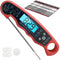 KIZEN Instant Read Meat Thermometer Digital, Waterproof Food Thermometer for Cooking, Grill, Oven, BBQ with Backlit