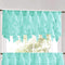 Sweet Home Collection Vertical Ruffled Kitchen Curtain - Sheer Cascading Ruffle Waterfall Window Treatment, Valance &