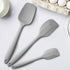 Silicone Spatula 3-Piece Set - High Heat-Resistant, Ergonomic Handle, Non-Stick Rubber with Stainless Steel Core, Light