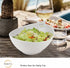Wheat Straw Bowls Set of 2 - Unbreakable Salad Bowls, Plastic Dishwasher & Microwave Safe, Sturdy Kitchen Bowls for