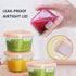 6oz 12-Pack Luvan Baby Food Storage Containers, Baby Food Jars with Lids LeakProof, Baby Food Containers Glass