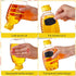 36 8/16 oz 36 1 Pieces Honey Bottles Squeeze Honey Bottles Clear Plastic Honey Bottles Honey Jar Container with Pcs