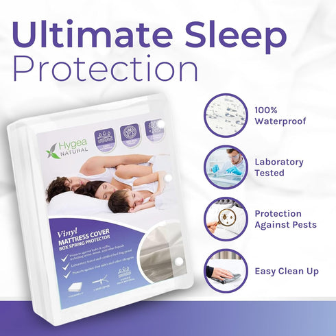 Waterproof Mattress Encasement for King Size Bed Bugs
