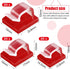 Maitys 60 Pieces Christmas Cable Clips, Heavy Duty Hooks for Outdoor Light Clips with Adhesive Strips