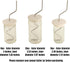 Lervont 16 26 OZ 10 Natural Peanut Butter Stirrer Kit | Fits - Jars | Includes Stainless Steel Bar & Spill-Resistant