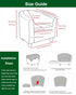 2 CRFATOP Piece Club Chair Slipcover Stretch Barrel Chair Covers Solid Tub Chair Slipcovers Soft Armchair Covers