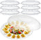 Shellwei 6Pcs Deviled Egg Platter with Lid Container Tray with 15 Slots