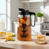 64 oz, 2 Sivaphe Large Ice Cold Coffee Maker Dishwasher Safty Traitan Carafe Pitcher Leak Proof, Iced Hot Coffee/Tea