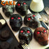 Sakolla Large Skull Cake Pan, 2 Pack 6 Cavity Silicone Molds for Halloween Cakelet, Chocolate, Candy Baking