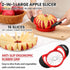 16-Blade 4.72 Inch SCHVUBENR Apple Slicer and Corer - Sharp Stainless Steel Apple Cutter - Professional Apple Divider