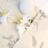 Wildflower,23.663 Inch) Coffee Table Cloth Rustic Style Living Room Center End Table Cover with Pocket, Cotton Linen