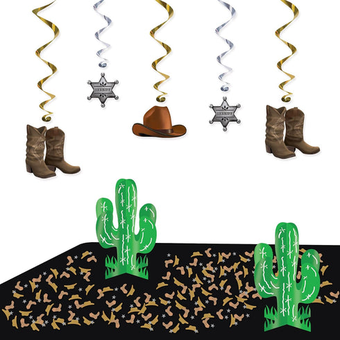 Fanci-Fetti Western Icons Party Accessory, 1 oz (Copper, Gold, Silver)