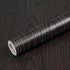 Homease Brown Black Wood Contact Paper, 24 x 196 in, Self-Adhesive Wallpaper for Furniture and Cabinets