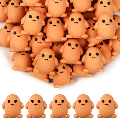 Gejoy 25 Pcs Mini Rubber Potato Toys Positive Gifts Mini Potatoes Decorations and