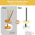 Countertop, 5.5 12.6 Inch, Creative Home Natural Marble Base Paper Towel Holder Stable Roll Dispenser with Powder