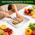 Board,100% Fruit(18L*12W) Titanium Cutting Pure Titanium Cutting Boards for Kitchen, Double-sided Food Grade Cutting