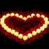 Honoson 1000 Pieces Artificial Rose Petals with 24 Pcs Flameless Heart Shaped LED