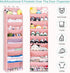 20 Closet KEETDY Over The Door Shoe Organizer Fit Pairs Sneakers Large Hanging Shoe Organizer for Door Storage Boots
