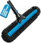 20" Wide Pool Brush Head, Heavy Duty Pool Cleaning Brush with 12-Rows
