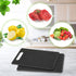 2 Pcs Small Cutting Board Set for Kitchen, Mini Plastic Cutting Boards, Dishwasher Safe, Granite Color, 6" x 10"