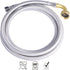 Hydro Master Braided Stainless Steel Dishwasher Connector, 72 Inches, 3/8" Comp x 3/8" Comp