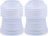 BronaGrand 10pcs Plastic Standard Couplers for Cake Decorating, Pipe Tip Coupler for Icing Nozzles, White