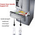 DA61-07540A Freezer Door Handle Support Kit, Compatible with Refrigerator Freezer Door Handle for AP5578979 3160453