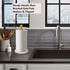 Countertop, Gold Paper Towel Holder with Weighted Marble Base for One-Handed Operation, No Wobbly (Marble Base, Gold)