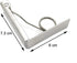 Tablecloth Clips, Set of 6 Extra Large Table Cover Cloth Clamps for Home Party & Picnic (Up to 2.4")