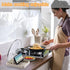 AIERSA Spoon Rest with Lid Holder for Stove Top (2 Pack), Spatula Ladle Pot Lid Utensil Rest for Countertop