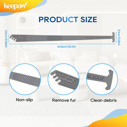 KEEPOW Replacement Nozzle Cleaning Tool for Bissell ProHeat 2X Revolution, 2 Pack Compatible Parts