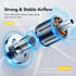 Camping Fan with LED Lantern, 10400 mAh Rechargeable Battery Powered Fan with 270° Head Rotation for Travel