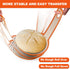 Silicone Bread Sling Dutch Oven - Non-Stick & Easy Clean Reusable Baking Mat, 2 Orange Set for Dough