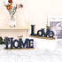 Love Sign Decor,Blue and Gold Room Decor Aesthetic, Knick Knack Shelf,Gold Bird Decor, Boho Bookshelf ,Abstract Gold