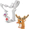 Deer Reindeer Head Cookie Cutter, 4”, Made in USA by Ann Clark