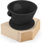 Segarty Pour Over Coffee Maker, Single Cup Black Silicone Dripper Set with 200PCS Cone Filters for Home Travel