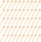 Thyores 150 Pack 3 Inch Mini Wood Honey Dipper Sticks, Individually Wrapped, Server