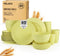 Wheat Straw Dinnerware Set 40-Piece Service for 8 Unbreakable Dishes Set Plates