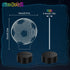 Linkax Soccer Gifts for Kids, 3D Illusion Lamp Night Light with 16 Colors Remote, Birthday Christmas Gifts for Boys