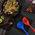 Silicone Trivet Mats Hot Mat, Robust Non Slip Coasters, Heat Resistant Mats (Black)